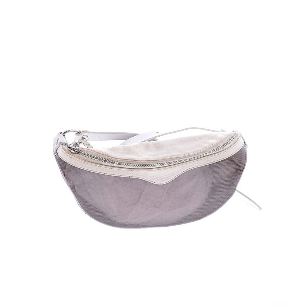 Rebecca Minkoff White & Clear Crossbody Bag  Good Condition Exterior Wear